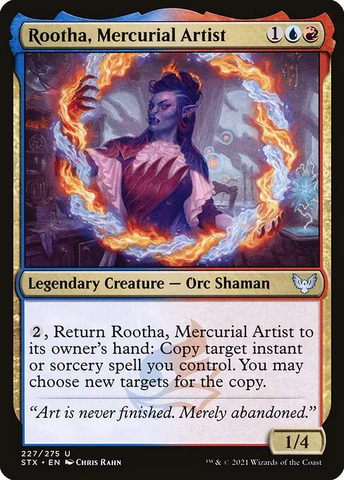 Rootha, Mercurial Artist · Strixhaven: School of Mages 227/393