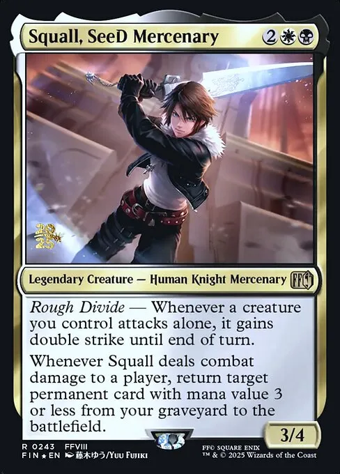 Squall, SeeD Mercenary · Final Fantasy Promos 243s/94