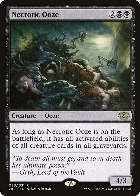 Necrotic Ooze · Double Masters 2022 83/579