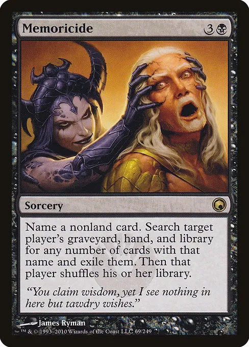 Memoricide · Scars of Mirrodin 69/249