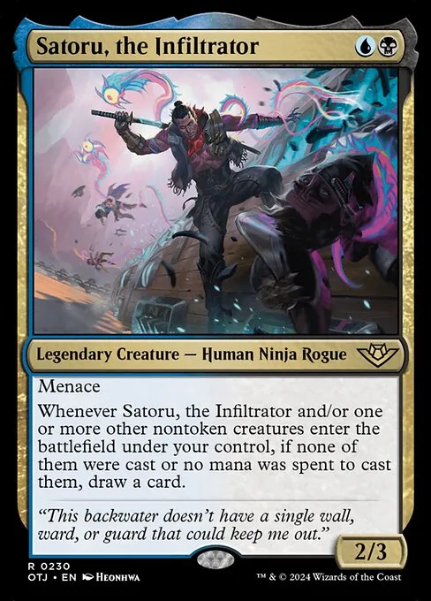 Satoru, the Infiltrator · Outlaws of Thunder Junction 230/374