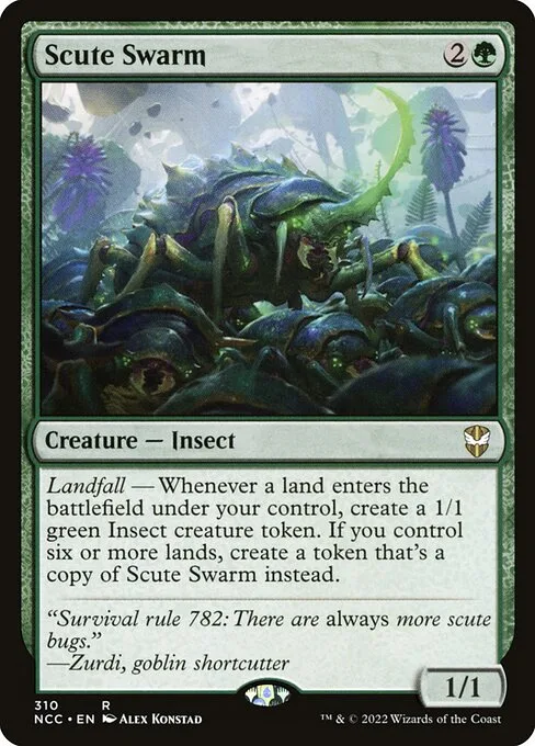 Scute Swarm · New Capenna Commander 310/447