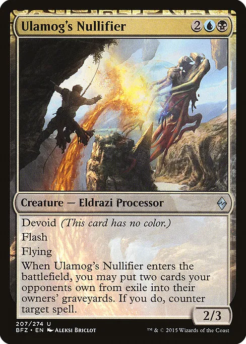 Ulamog's Nullifier · Battle for Zendikar 207/299