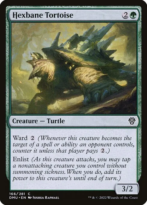Hexbane Tortoise · Dominaria United 166/453