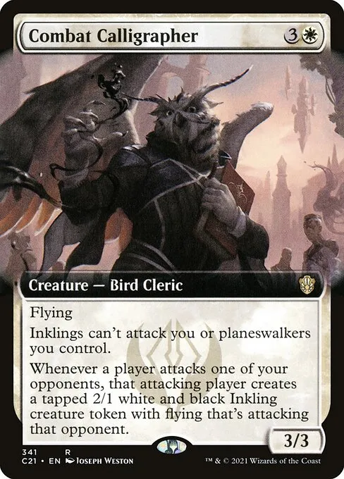 Combat Calligrapher · Commander 2021 341/409