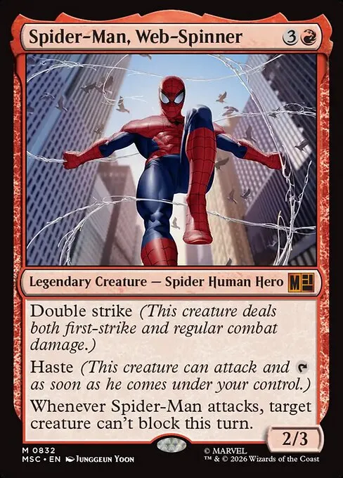 Spider-Man, Web-Spinner · Marvel Super Heroes Commander 832/9