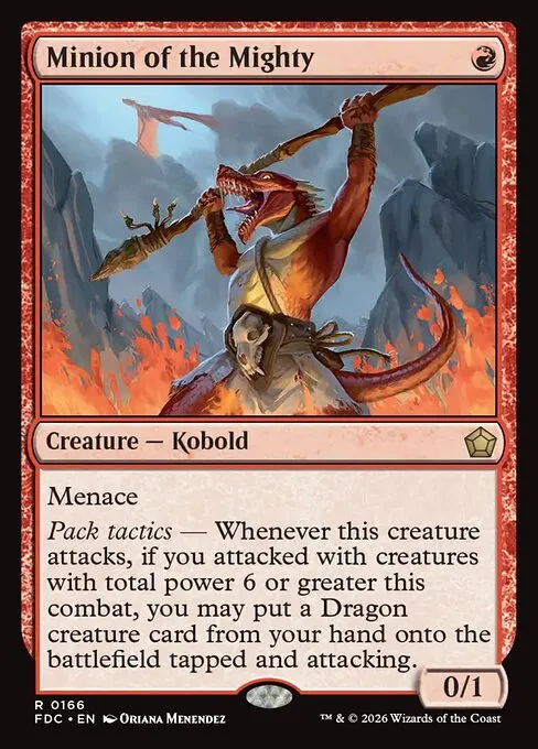 Minion of the Mighty · Foundations Commander 166/3