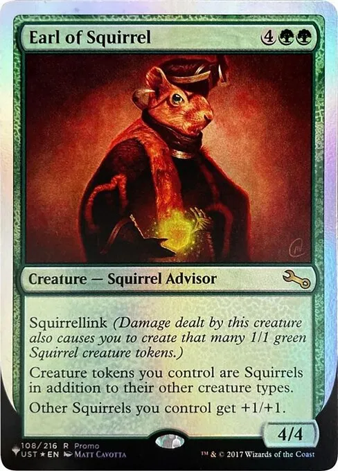 Earl of Squirrel · The List (Unfinity Foil Edition) 108/62