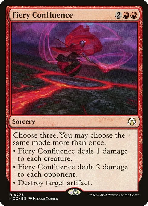 Fiery Confluence · March of the Machine Commander 278/450