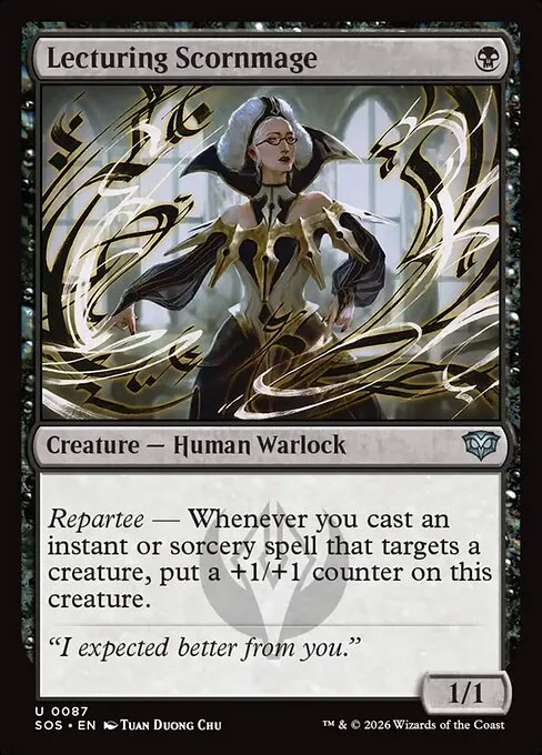 Lecturing Scornmage · Secrets of Strixhaven 87/368