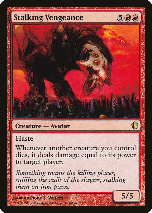 Stalking Vengeance · Commander 2013 121/356