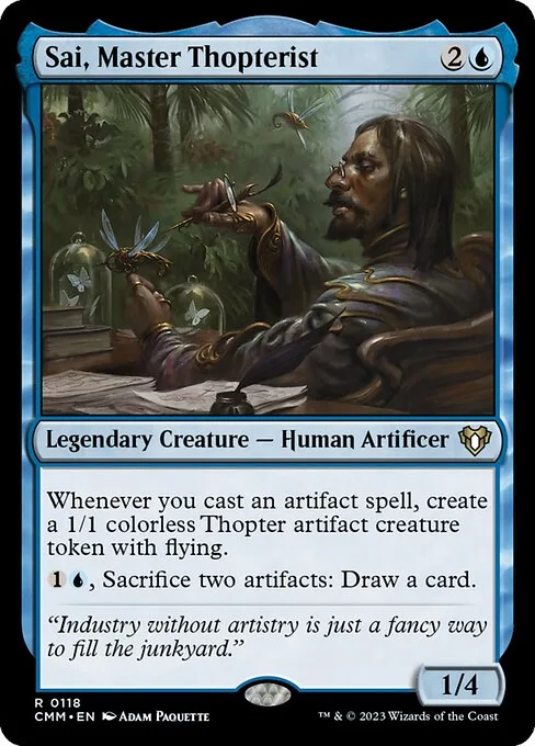 Sai, Master Thopterist · Commander Masters 118/1067