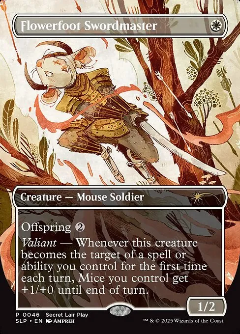 Flowerfoot Swordmaster · Secret Lair Promo 46/51