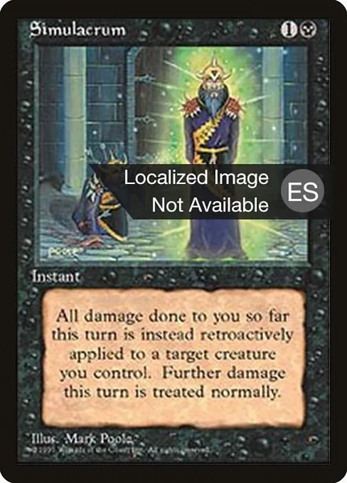 Simulacrum · Fourth Edition Foreign Black Border 161/378