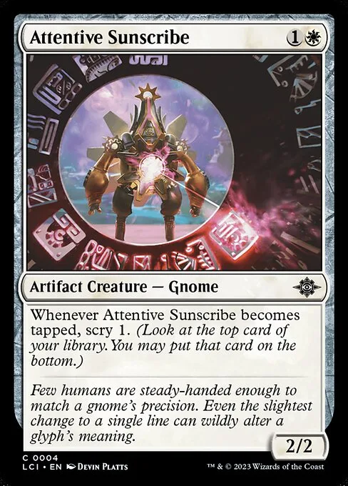 Attentive Sunscribe · The Lost Caverns of Ixalan 4/416