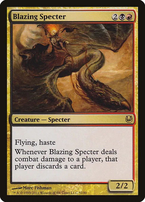 Blazing Specter · Duel Decks: Ajani vs. Nicol Bolas 52/80
