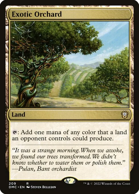 Exotic Orchard · Dominaria United Commander 209/240