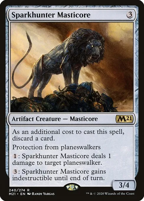 Sparkhunter Masticore · Core Set 2021 240/397