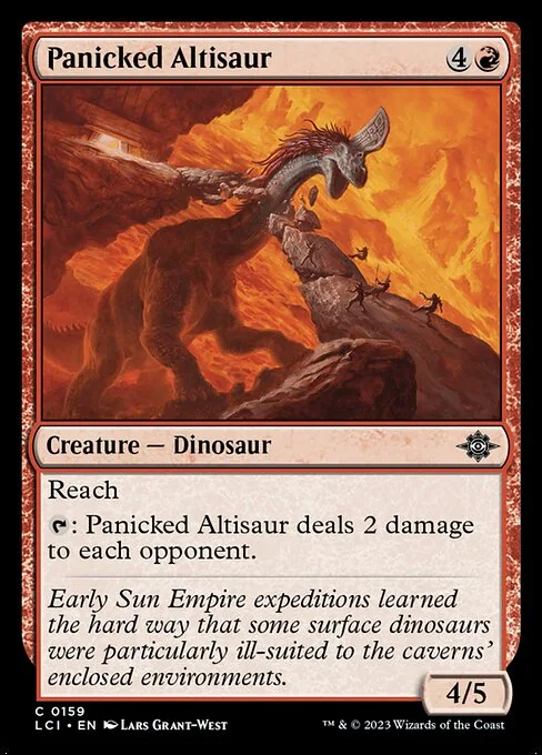 Panicked Altisaur · The Lost Caverns of Ixalan 159/416