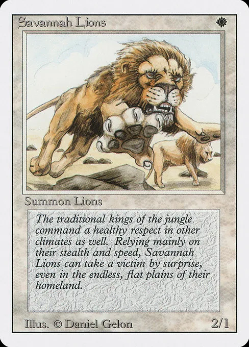 Savannah Lions · Revised Edition 39/306