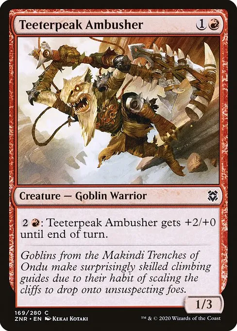 Teeterpeak Ambusher · Zendikar Rising 169/407
