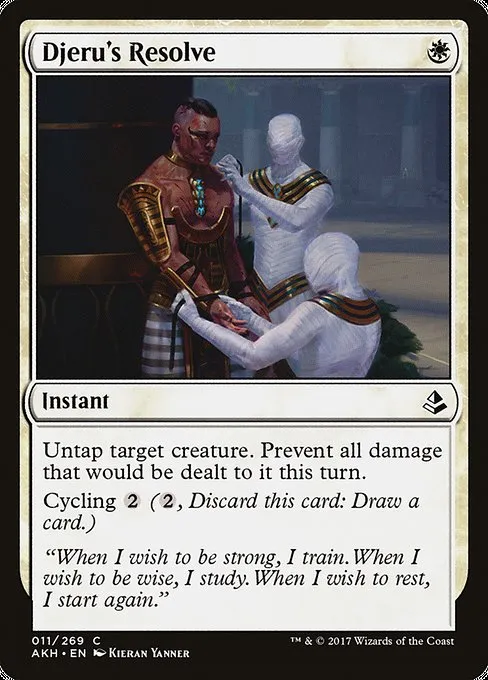 Djeru's Resolve · Amonkhet 11/287