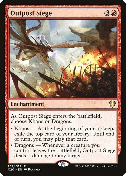 Outpost Siege · Commander 2020 157/322