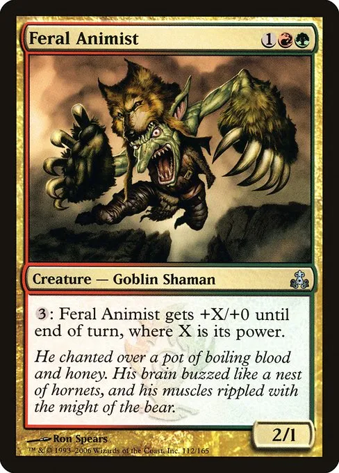Feral Animist · Guildpact 112/167