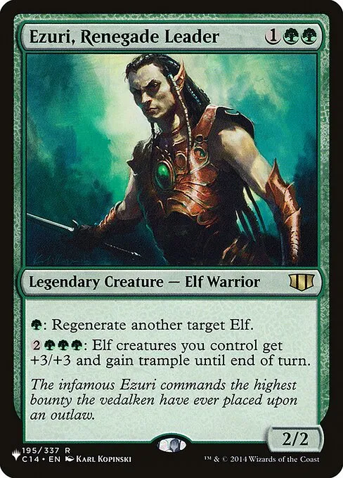 Ezuri, Renegade Leader · The List C14-195/5050