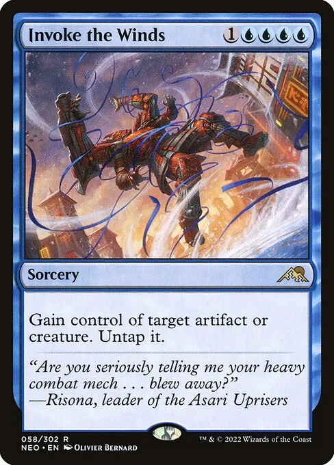 Invoke the Winds · Kamigawa: Neon Dynasty 58/531