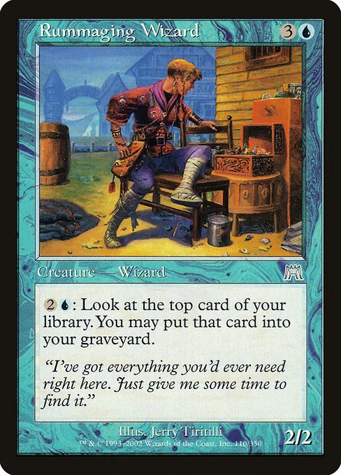 Rummaging Wizard · Onslaught 110/351