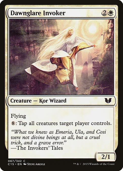 Dawnglare Invoker · Commander 2015 67/342