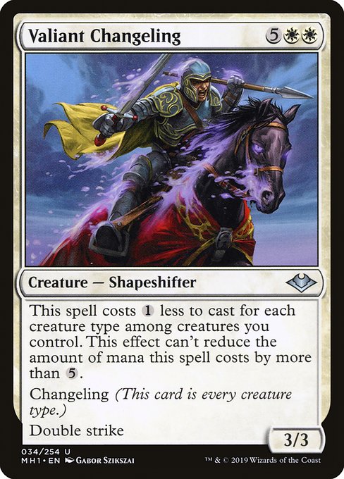 Valiant Changeling · Modern Horizons 34/255