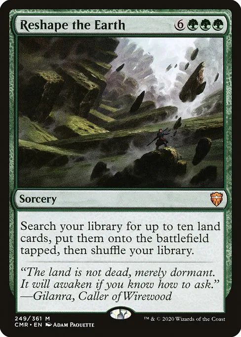 Reshape the Earth · Commander Legends 249/718