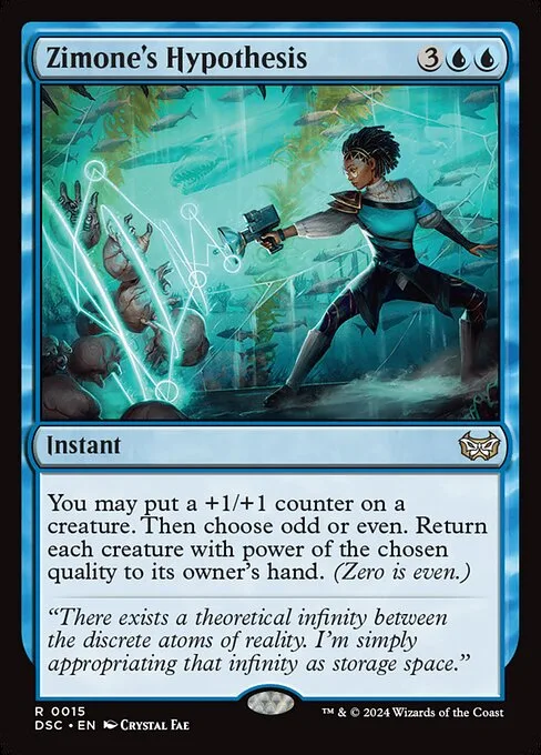 Zimone's Hypothesis · Duskmourn: House of Horror Commander 15/373