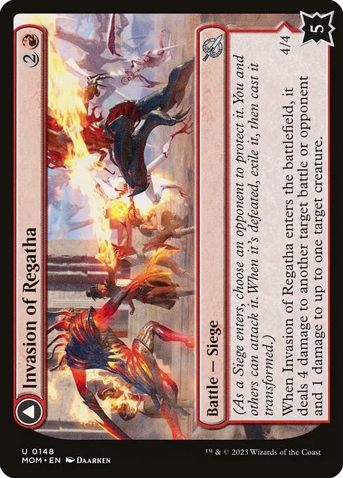 Invasion of Regatha // Disciples of the Inferno · March of the Machine 148/387