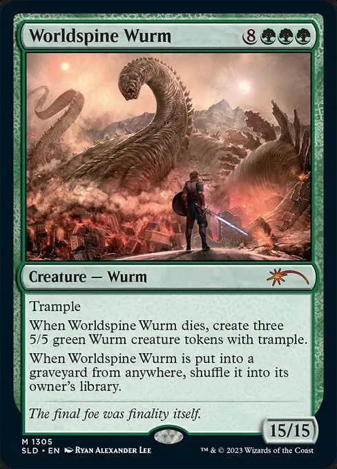 Worldspine Wurm · Secret Lair Drop 1305/2547