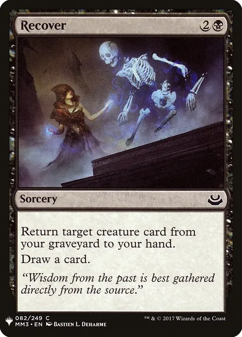 Recover · The List MM3-82/5050