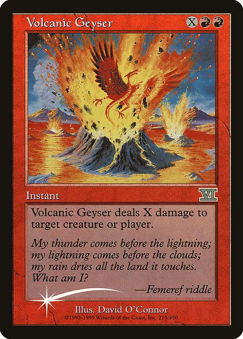 Volcanic Geyser · Friday Night Magic 2000 4/11