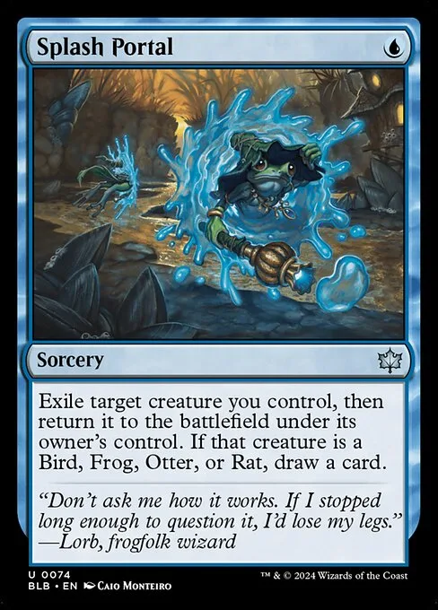 Splash Portal · Bloomburrow 74/398
