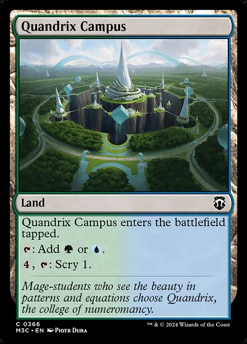 Quandrix Campus · Modern Horizons 3 Commander 366/398