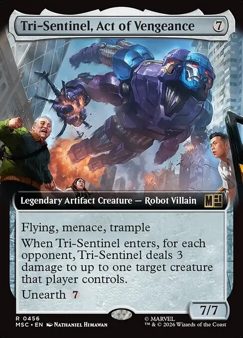 Tri-Sentinel, Act of Vengeance · Marvel Super Heroes Commander 456/9