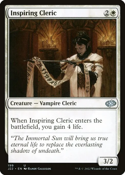 Inspiring Cleric · Jumpstart 2022 199/835