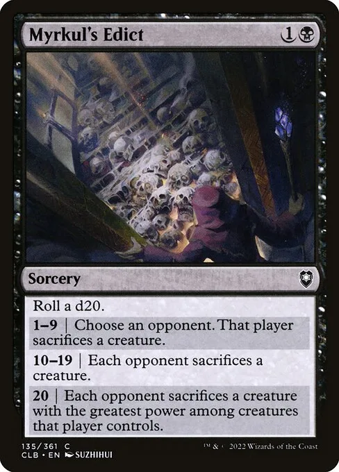 Myrkul's Edict · Commander Legends: Battle for Baldur's Gate 135/936