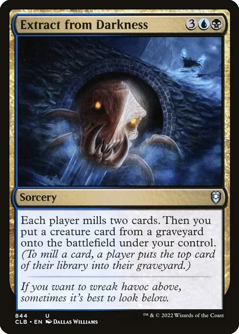 Extract from Darkness · Commander Legends: Battle for Baldur's Gate 844/936