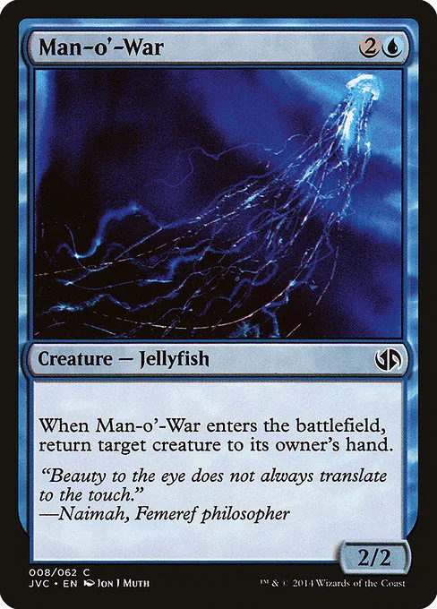Man-o'-War · Duel Decks Anthology: Jace vs. Chandra 8/62