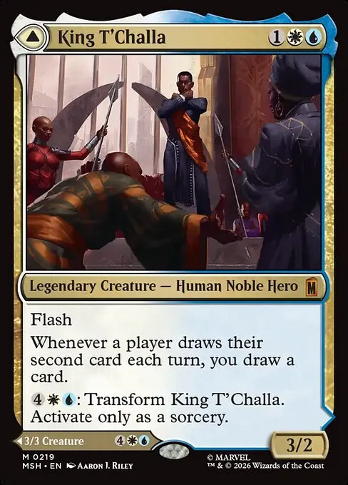 King T'Challa // Black Panther, Hope Enduring · Marvel Super Heroes 219/24