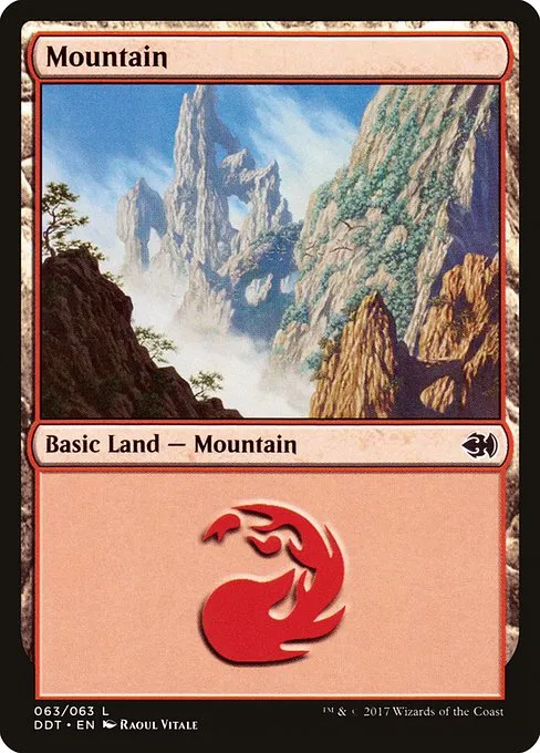 Mountain · Duel Decks: Merfolk vs. Goblins 63/63