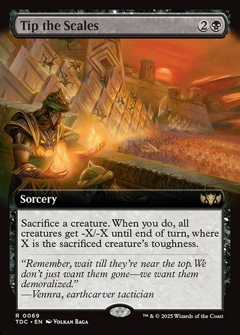 Tip the Scales · Tarkir: Dragonstorm Commander 69/413