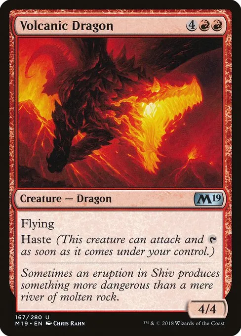 Volcanic Dragon · Core Set 2019 167/314